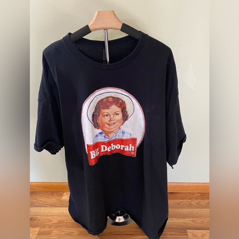 Big Deborah Black T-Shirt Size 4X